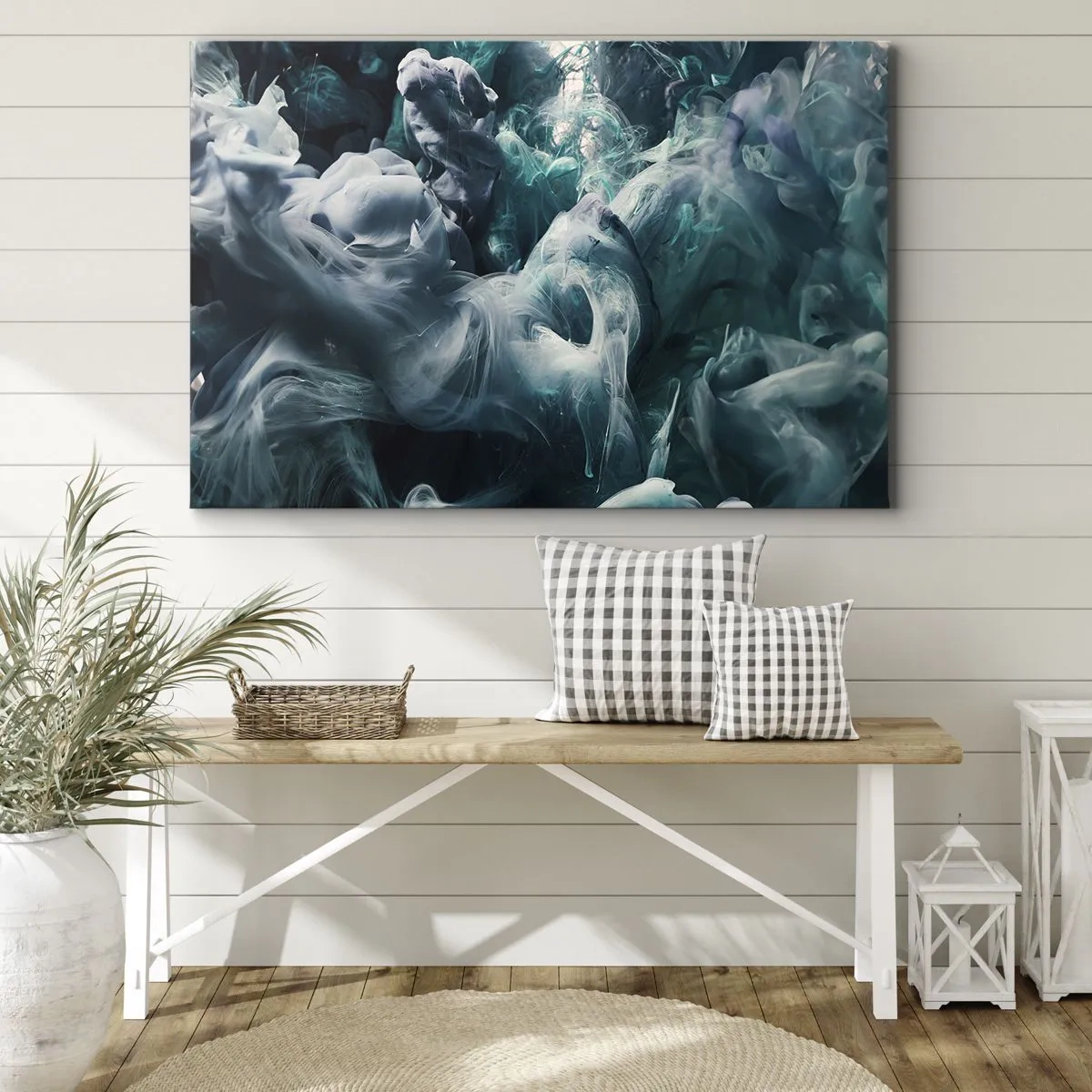 Quadro em tela - Movimento de cores - 100x70 cm