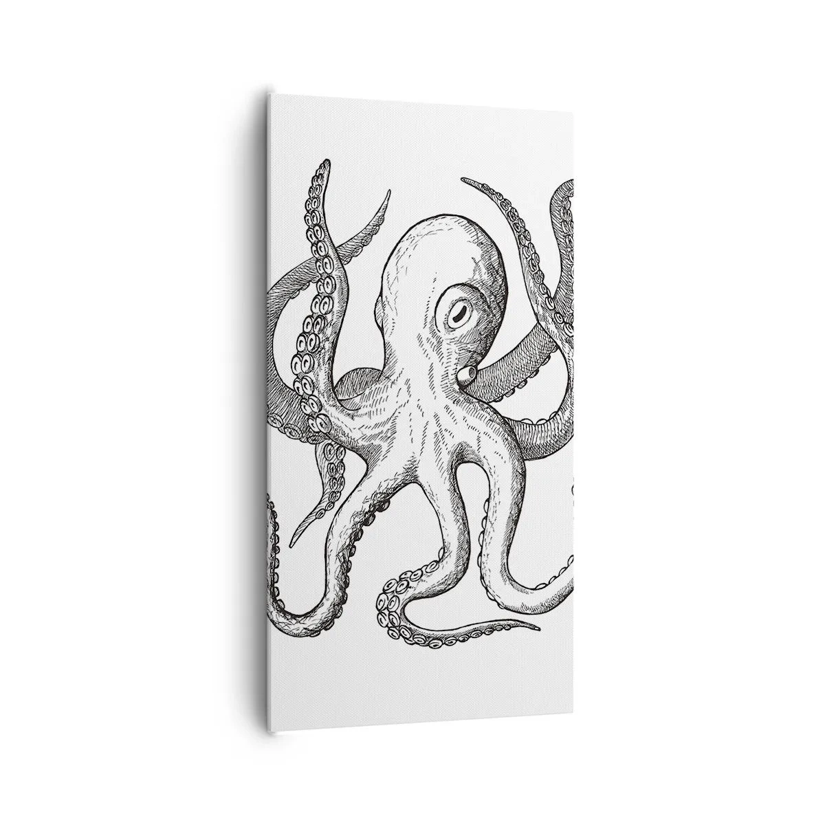 Quadro em tela - Dançando com as ondas - 65x120 cm