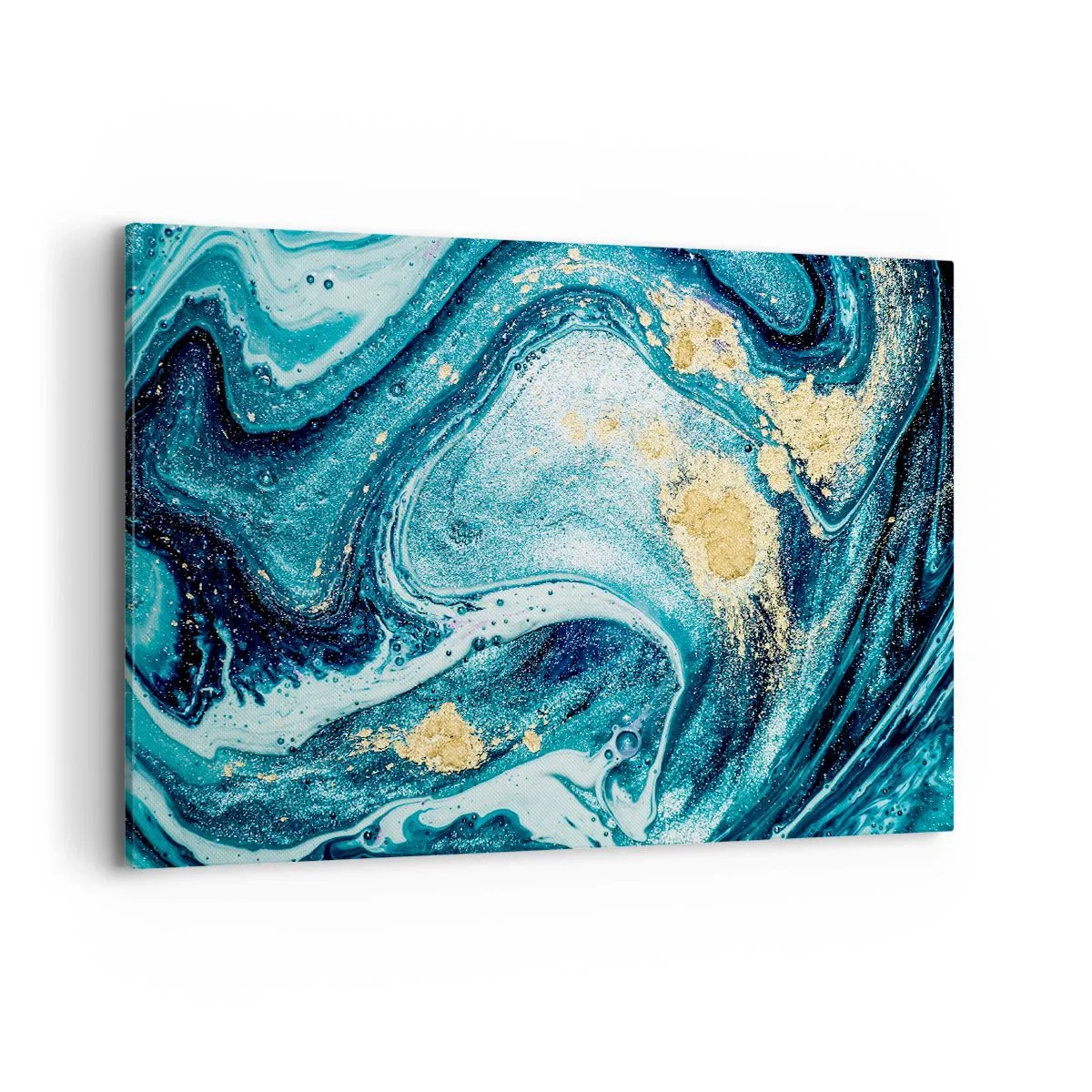 Quadro em tela - Redemoinho azul - 100x70 cm