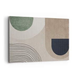 Quadro em tela - A gentileza do oval - 100x70 cm