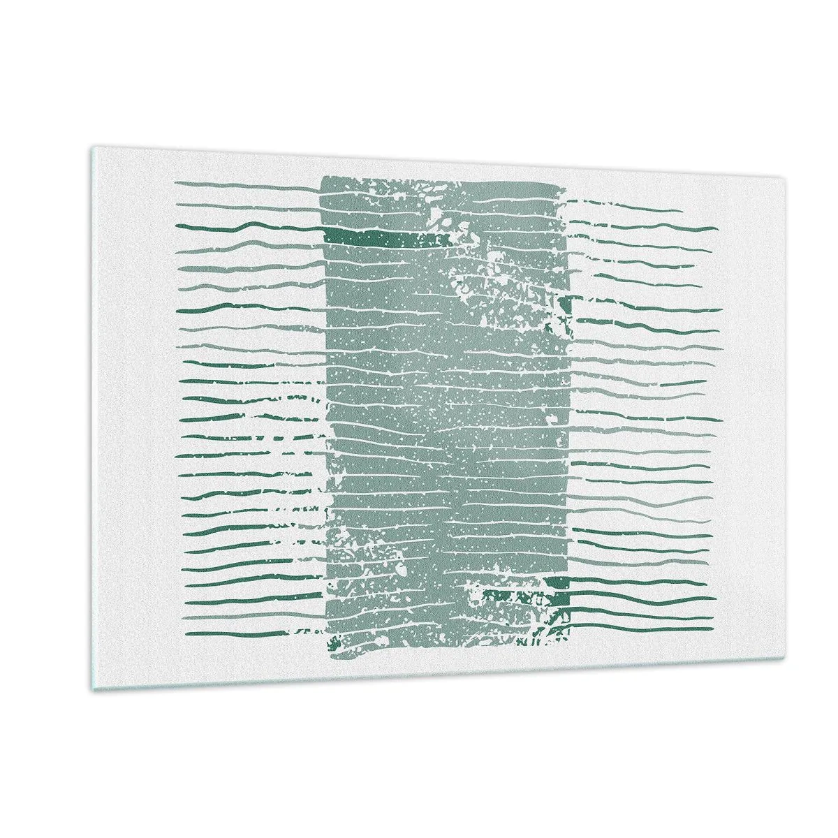 Quadro em vidro - Abstração marinha - 120x80 cm