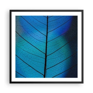 Pôster com moldura preta - Construção complexa - 60x60 cm