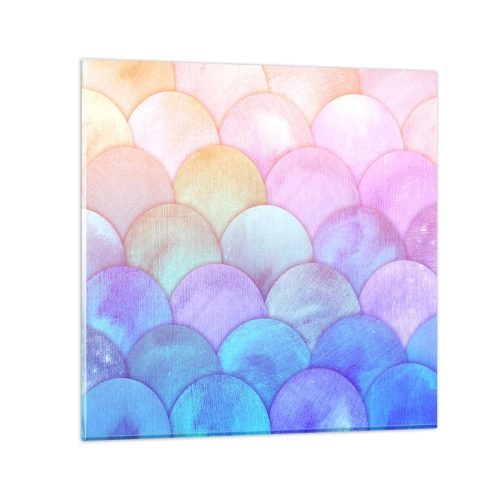 Quadro em vidro - Escala de pérola - 60x60 cm