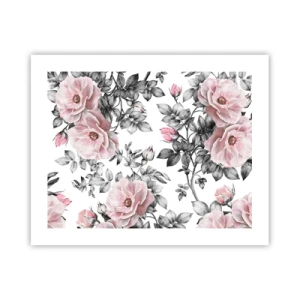 Pôster - Perder-se nas rosas - 50x40 cm