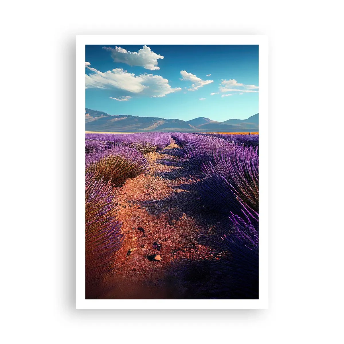 Pôster - Campos perfumados - 70x100 cm