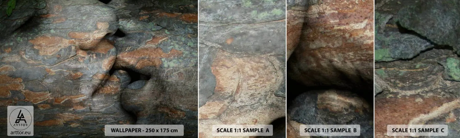 Amostra de Papel de Parede Standard Eco - Juntos para sempre - Pessoas, Abstração, Gráficos - 100x30 cm