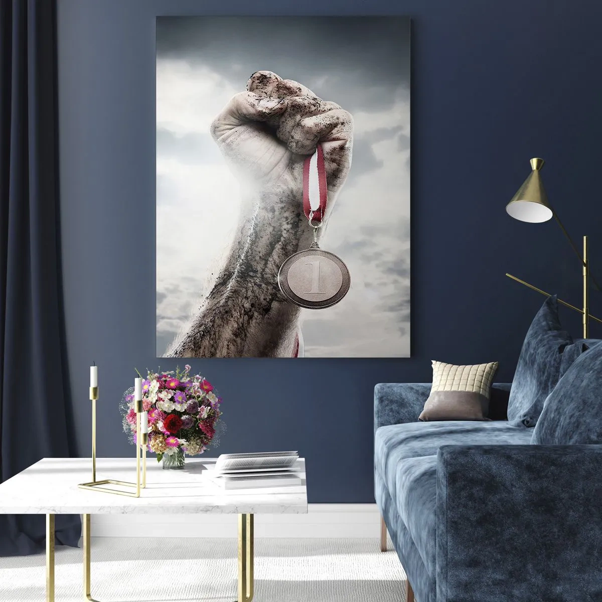 Quadro em vidro - Per aspera ad astra - 50x70 cm