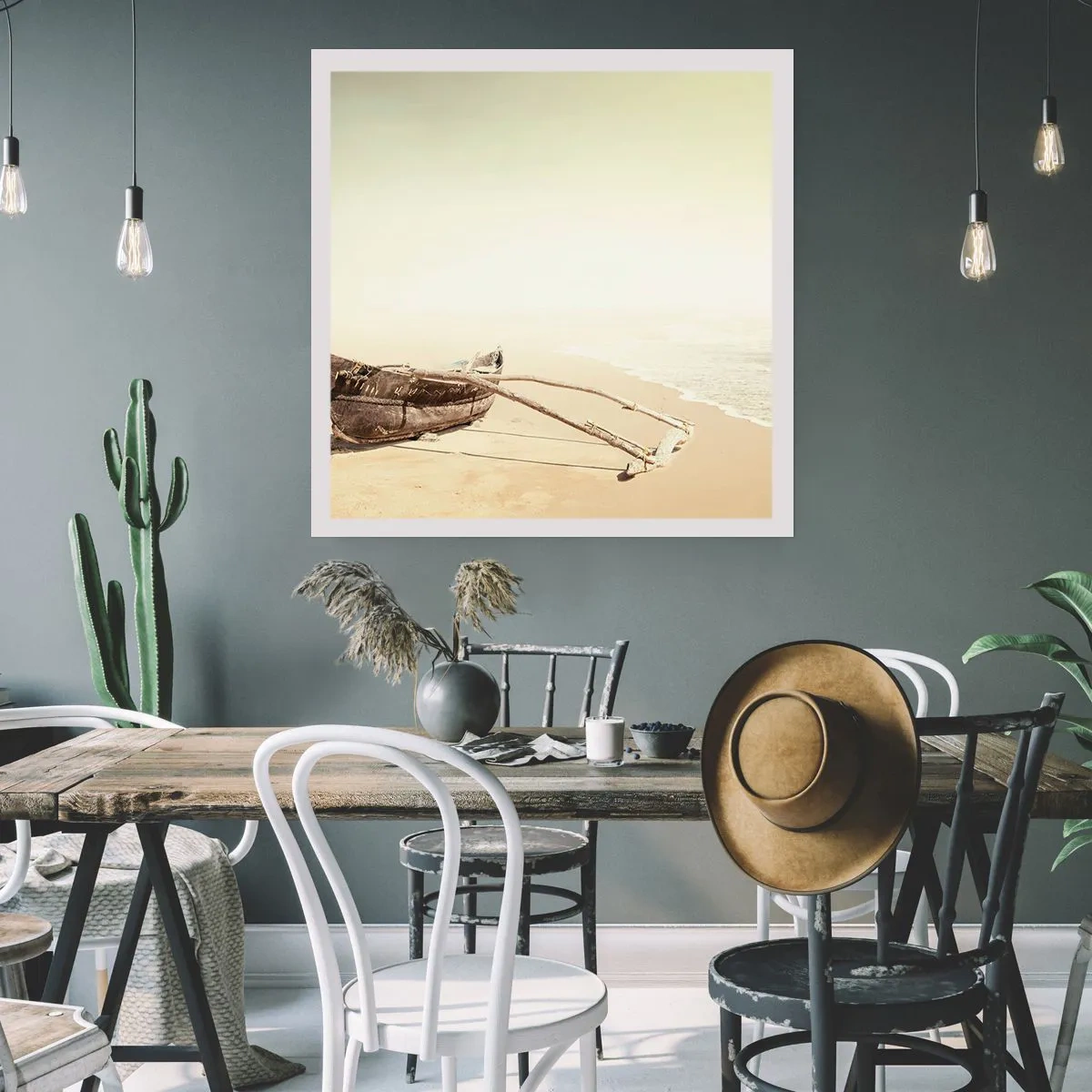 Pôster - Memória dos mares do sul - 50x50 cm