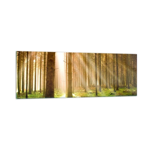 Quadro em vidro - Os elfos estão prestes a aparecer - 90x30 cm