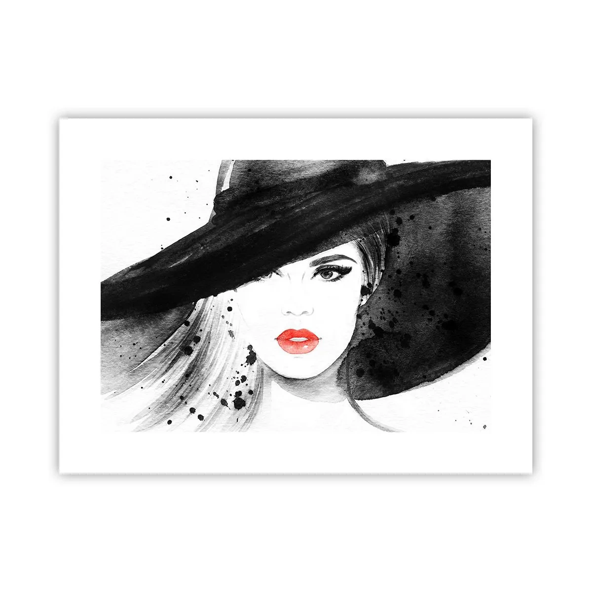 Pôster - Dama de Preto - 40x30 cm