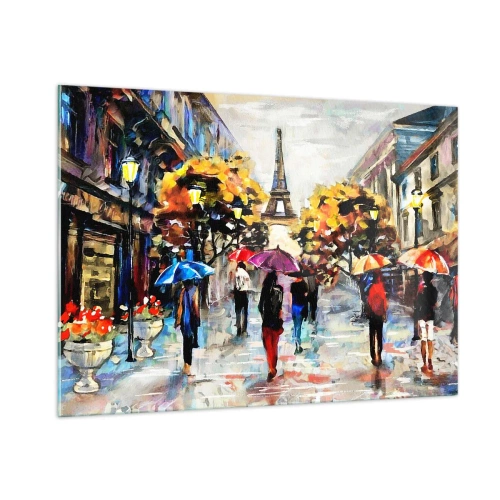 Quadro em vidro - Especialmente bonita no outono - 100x70 cm