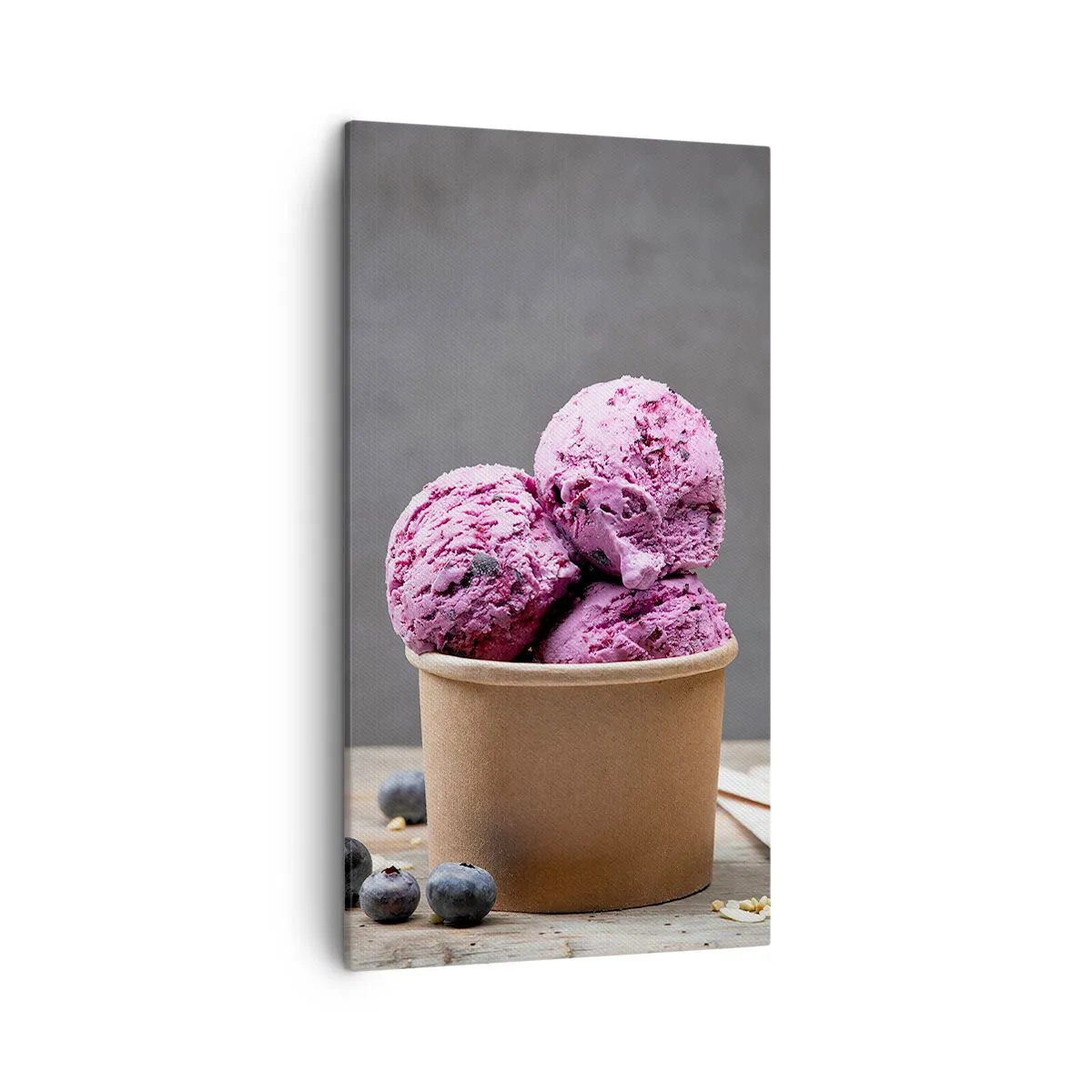 Quadro em tela - Doçura e frieza - 45x80 cm