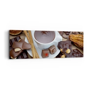 Quadro em tela - Da fábrica de chocolate de conto de fadas - 90x30 cm