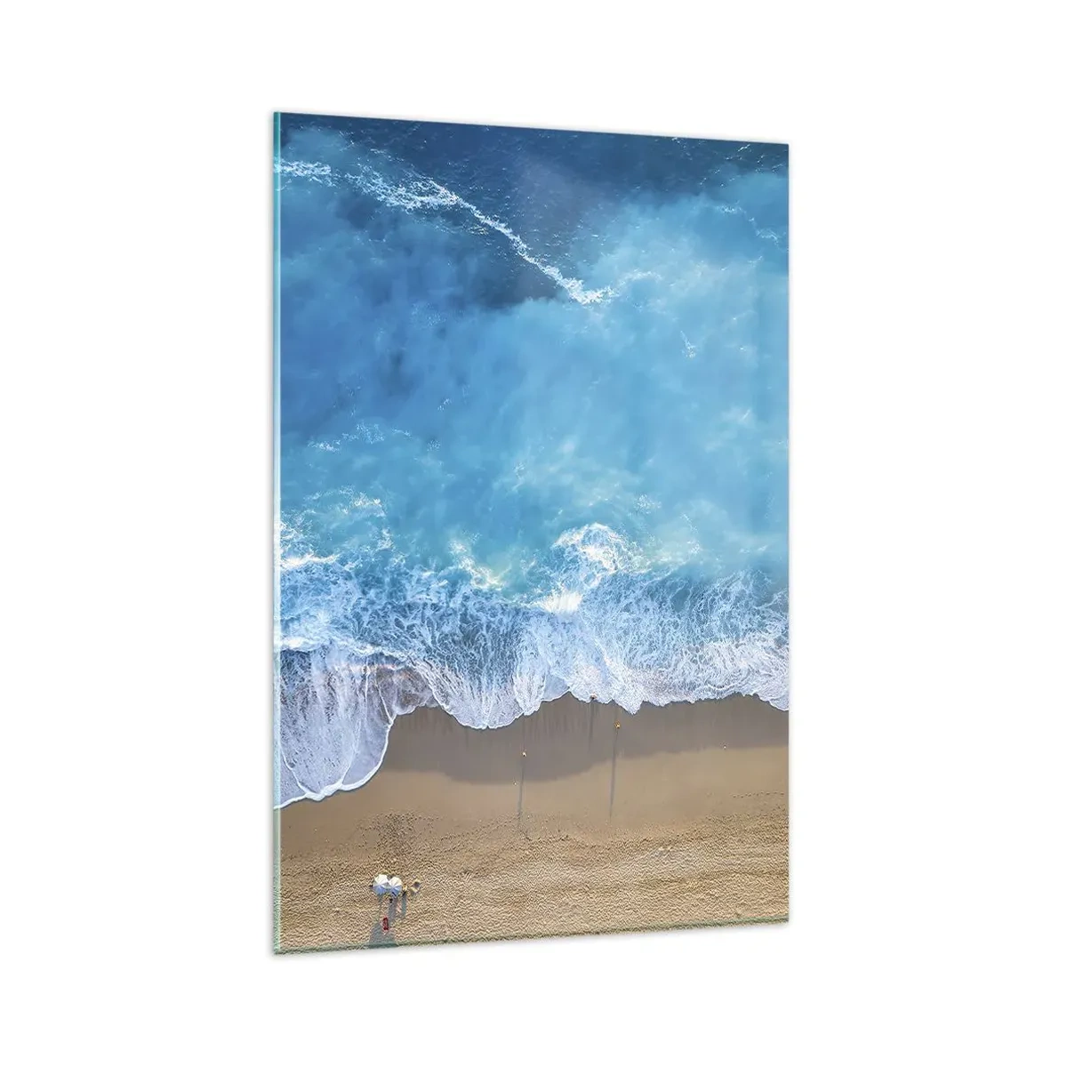Quadro em vidro - O poder do azul - 80x120 cm