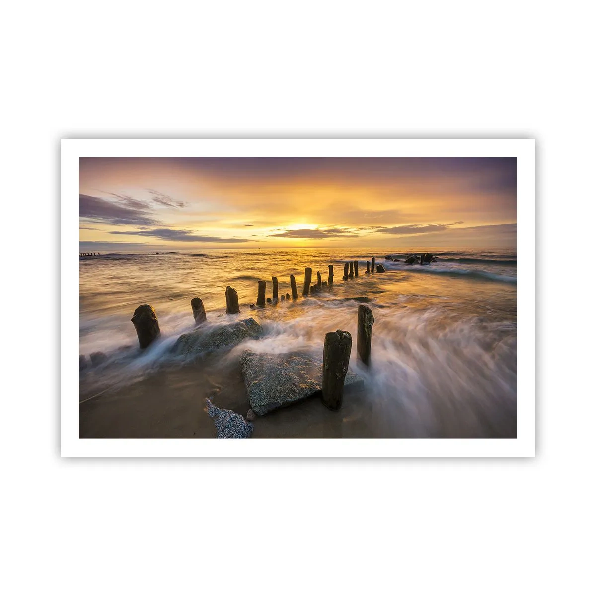 Pôster - A beleza crua do Mar Báltico - 91x61 cm
