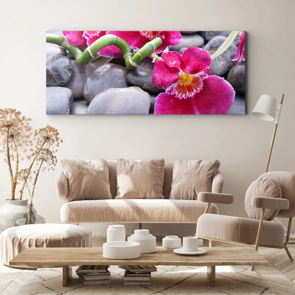 Quadro em tela - Frio e calor - 100x40 cm