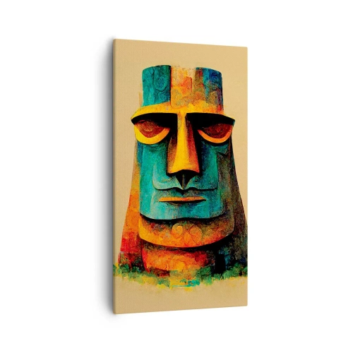 Quadro em tela - Escultórico e simpático - 55x100 cm