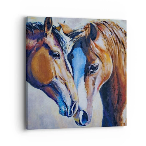 Quadro em tela - Isso é amizade? Isso é amor? - 30x30 cm