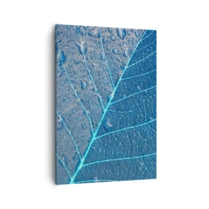 Quadro em tela - A vida em azul - 50x70 cm
