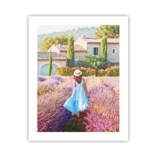 Pôster - Menina Lavanda - 40x50 cm