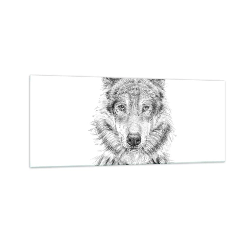 Quadro em vidro - Um líder nato - 100x40 cm