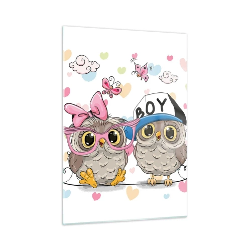 Quadro em vidro - Amemo-nos! - 50x70 cm