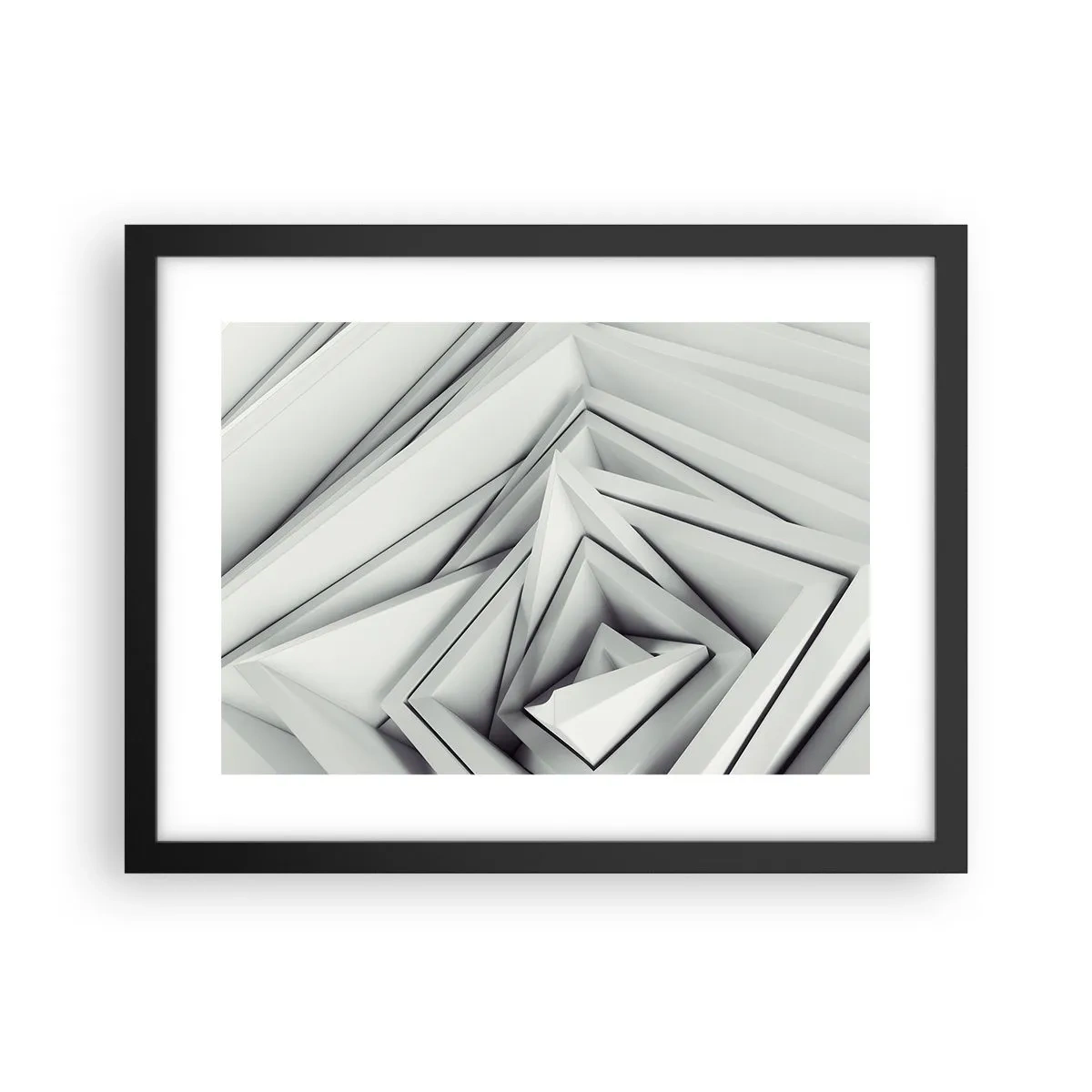 Pôster com moldura preta - Cantos vivos - 40x30 cm