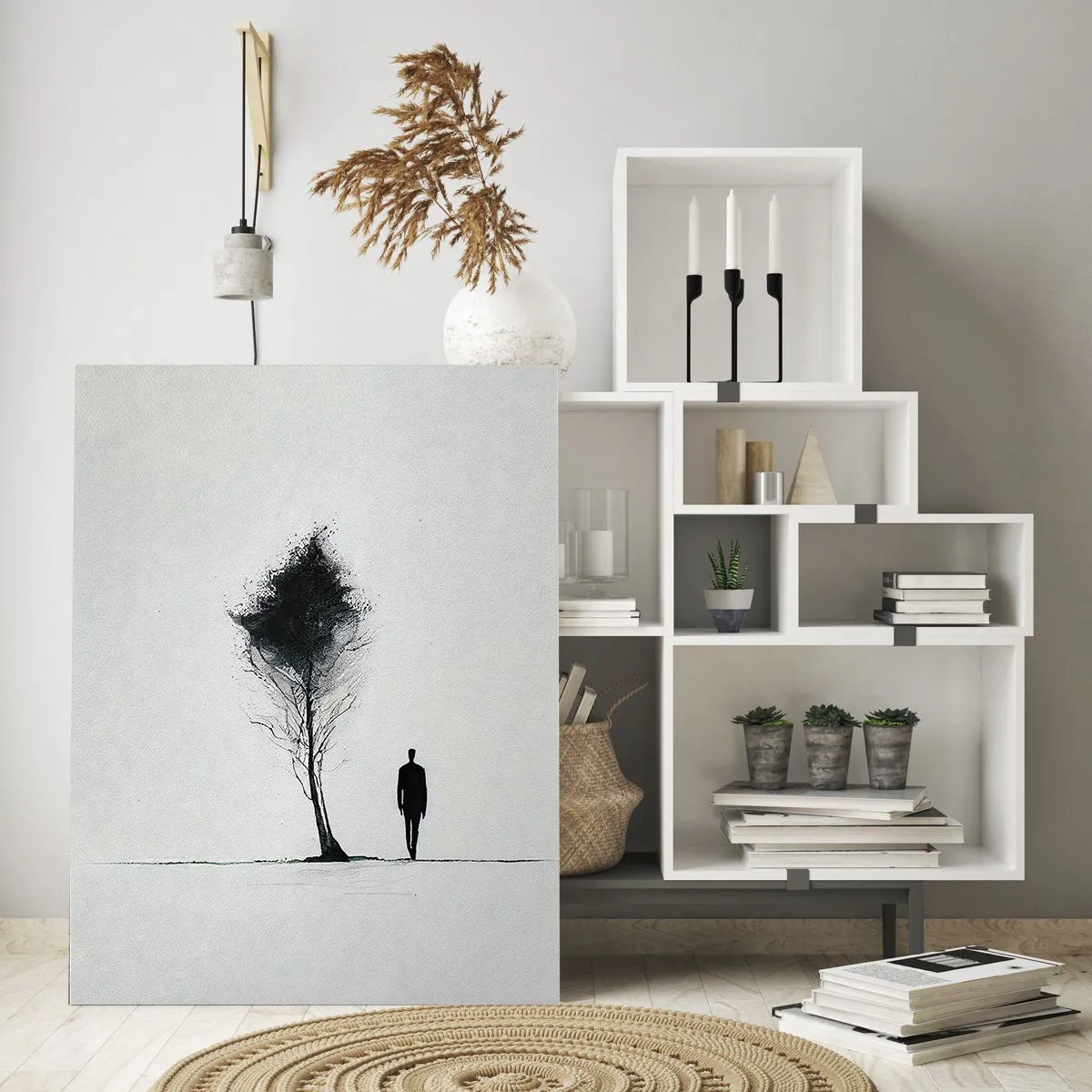 Quadro em vidro - Todos nós vagamos - 50x70 cm