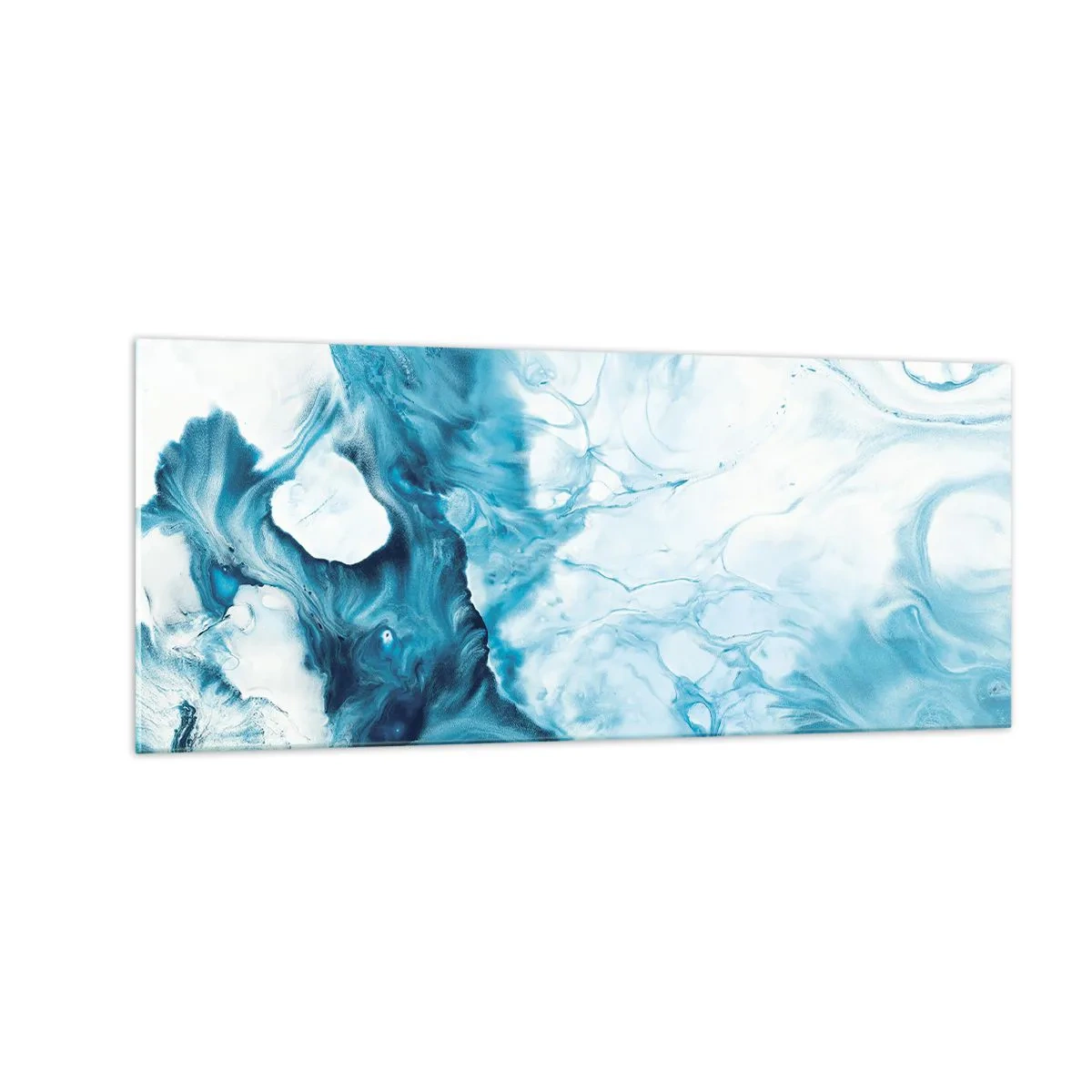 Quadro em vidro - Concerto Azul - 100x40 cm