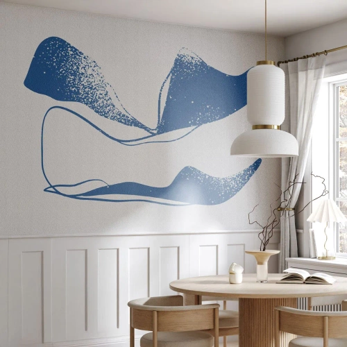 Papel de Parede Autocolante Deluxe Sticker - Abstração alada - Minimalismo, Abstração, Pedaço - 300x210 cm