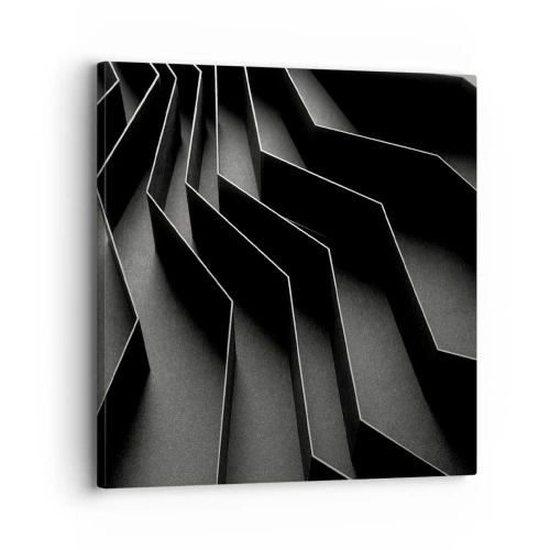 Quadro em tela - Ordem espacial - 30x30 cm