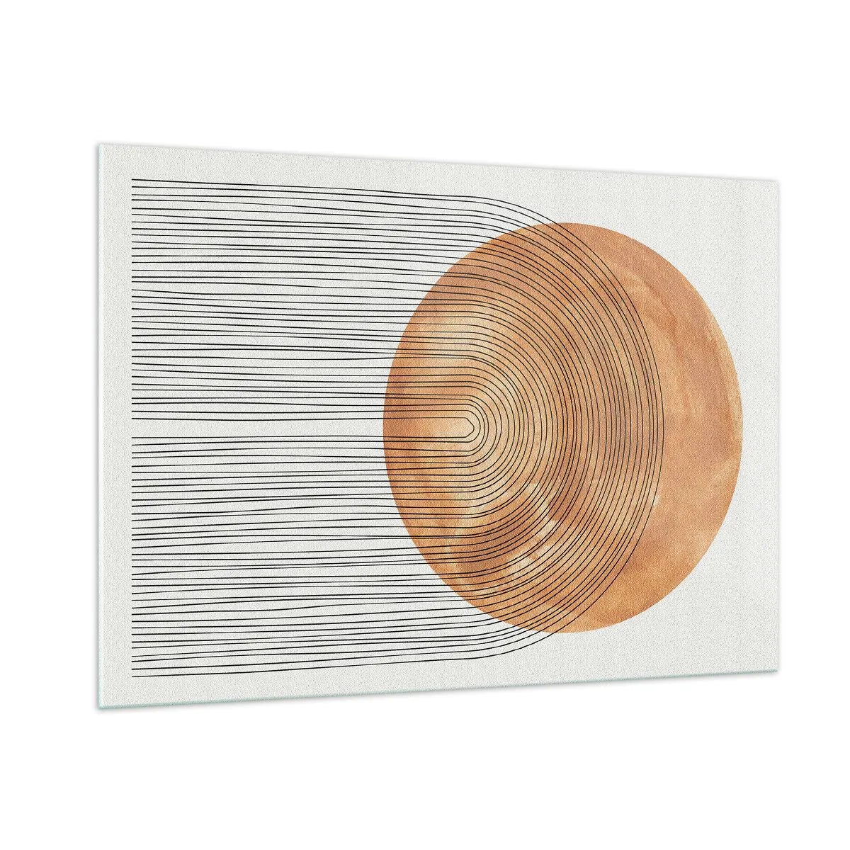 Quadro em vidro - Composição solar - 100x70 cm