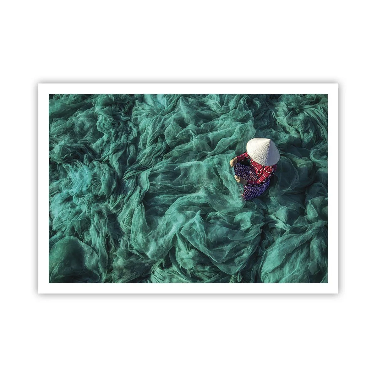 Pôster - Num mar de redes - 100x70 cm