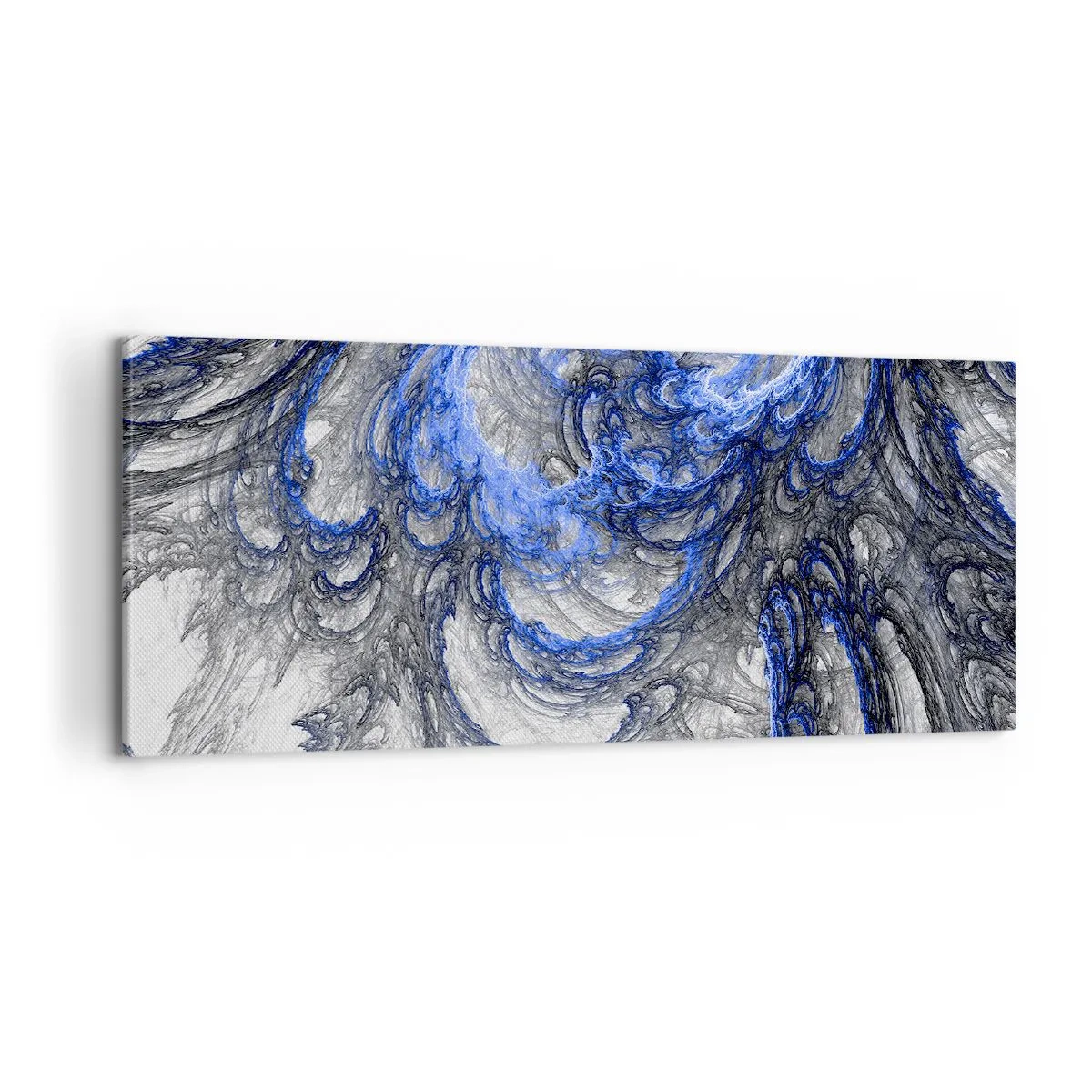 Quadro em tela - O nascimento de uma onda - 100x40 cm