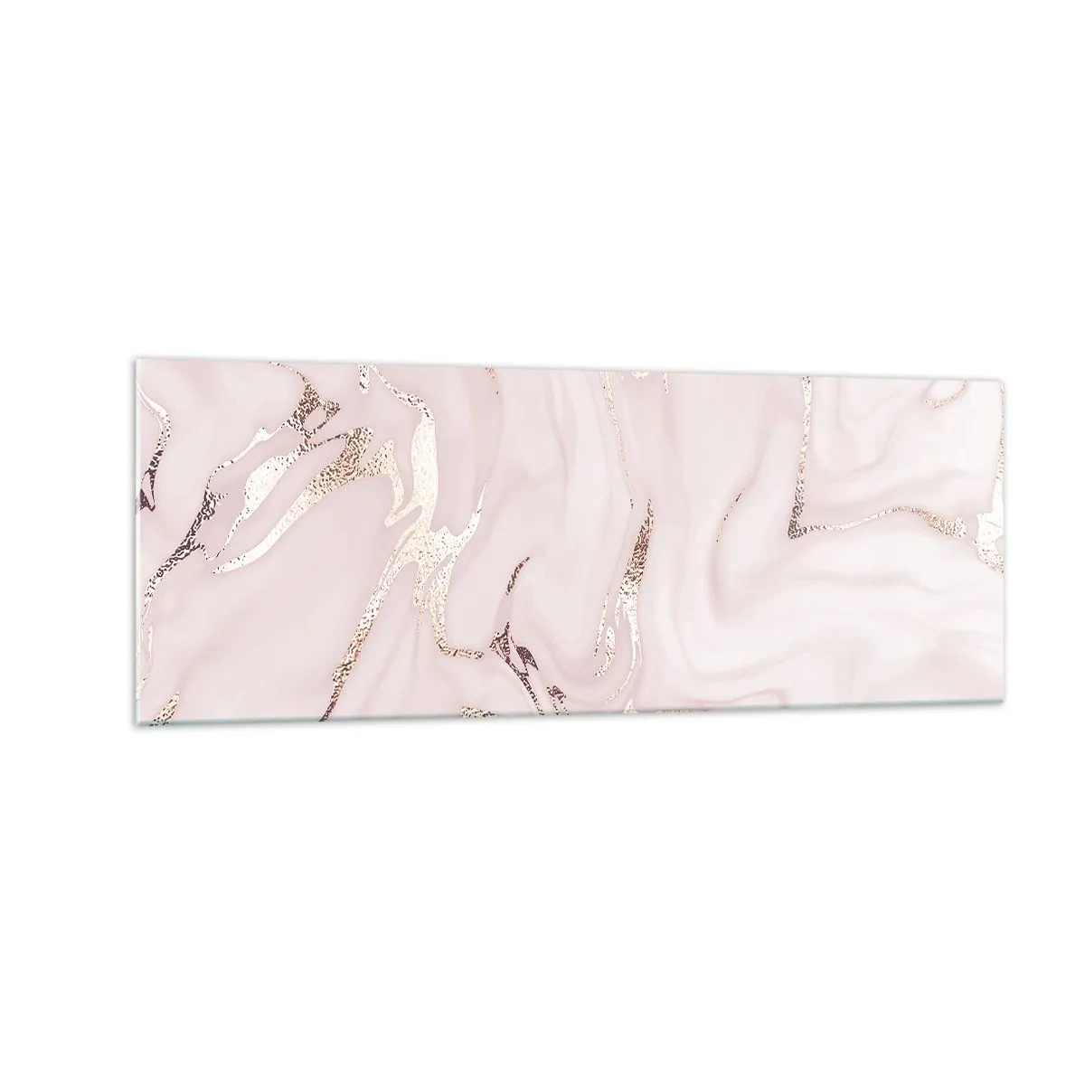 Quadro em vidro - Num lenço cor-de-rosa - 140x50 cm