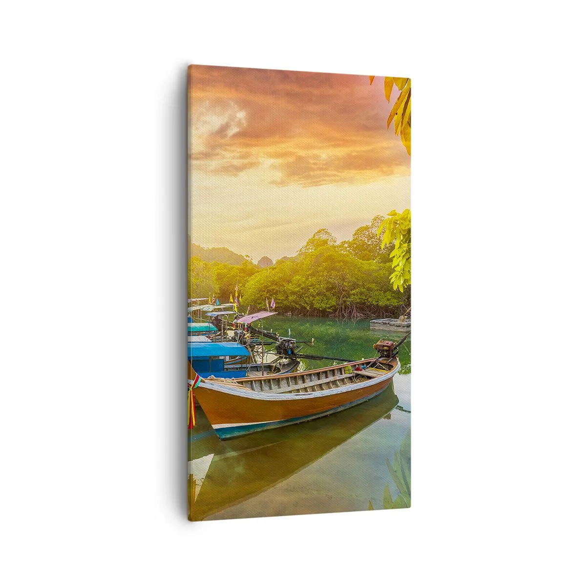 Quadro em tela - Antes de um dia agitado - 55x100 cm