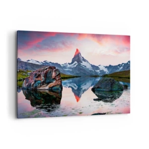 Quadro em tela - O coração das montanhas é quente - 120x80 cm