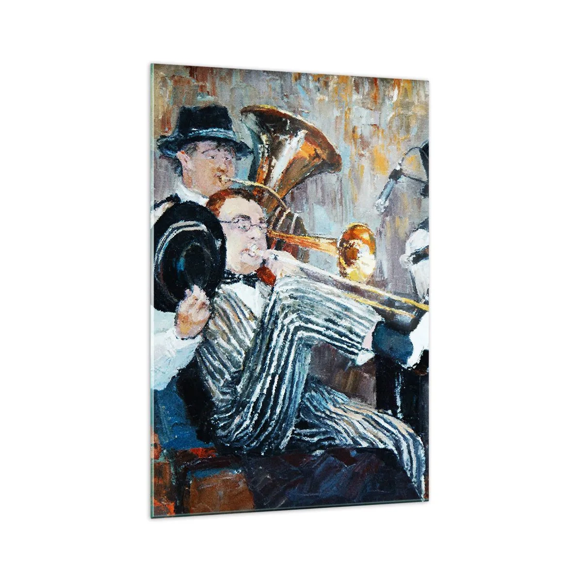 Quadro em vidro - Todo aquele jazz - 70x100 cm