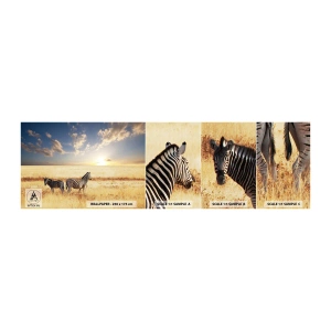 Amostra de Papel de Parede Standard Eco - Vá embora, não perturbe - Animais, Costelas, Safári - 100x30 cm