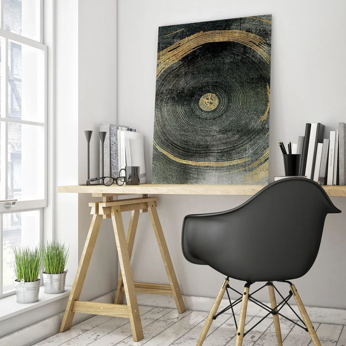 Quadro em vidro - Mudança e persistência - 50x70 cm