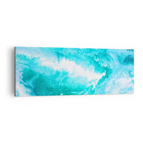 Quadro em tela - No núcleo da água - 140x50 cm