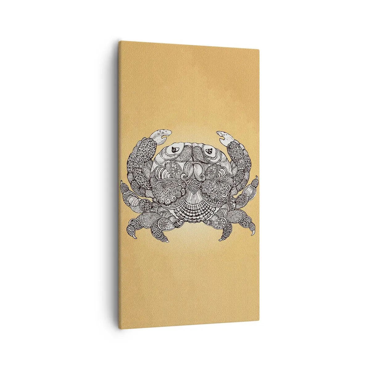 Quadro em tela - Contos do Sr. Caranguejo - 55x100 cm