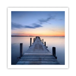 Pôster - A calma de um crepúsculo sereno - 60x60 cm