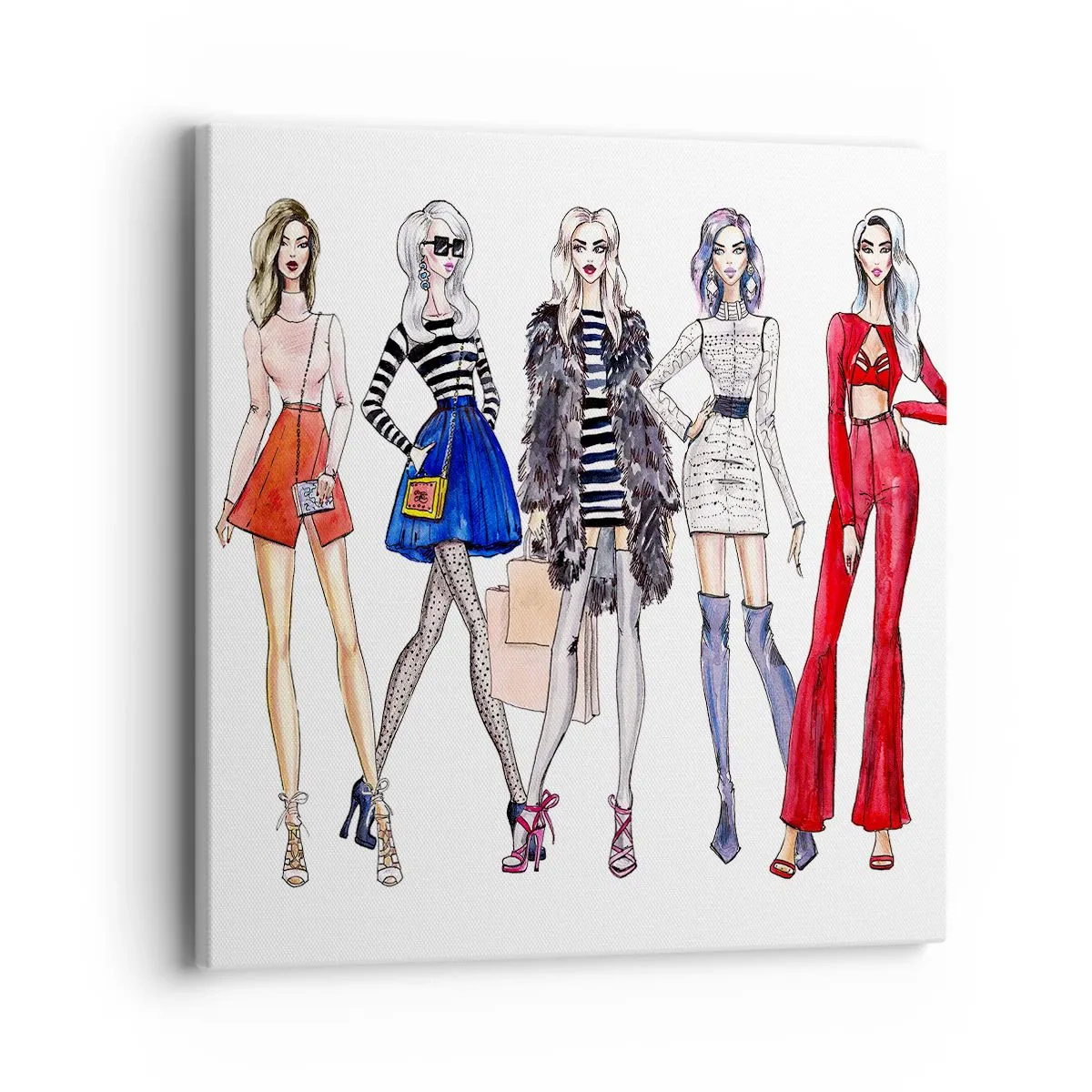 Quadro em tela - Every week Fashion Week - 40x40 cm
