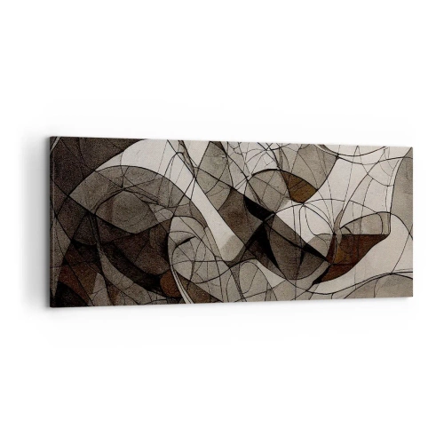 Quadro em tela - Circulação das cores da terra - 120x50 cm
