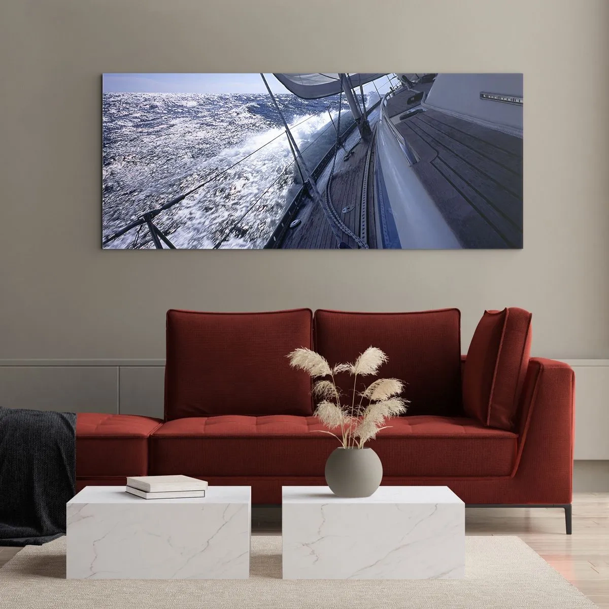 Quadro em vidro - Eu sei o que é ser um pássaro - 90x30 cm