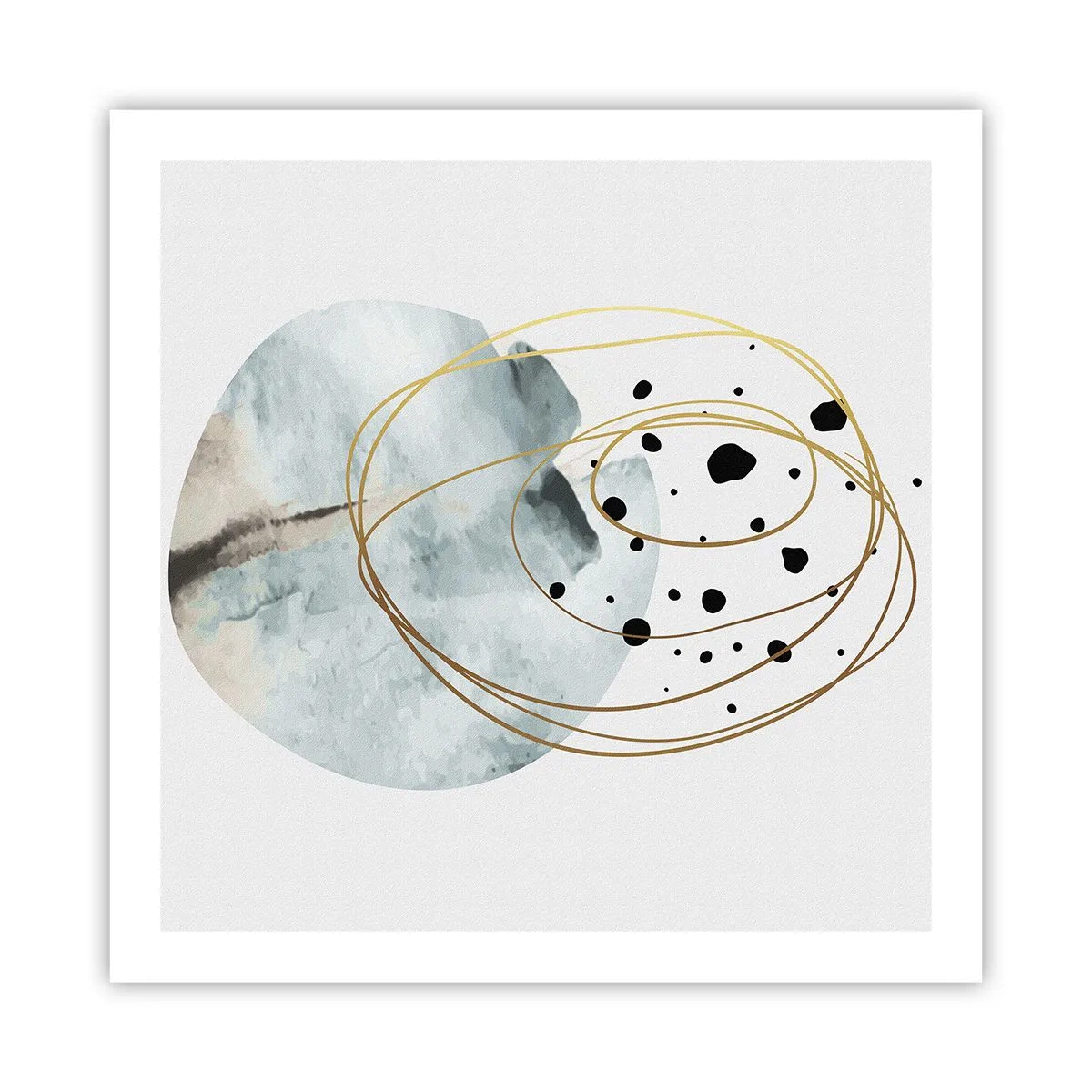 Pôster - No abraço ao espaço - 60x60 cm