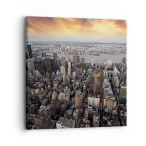 Quadro em tela - O coração pulsante do nosso tempo - 30x30 cm