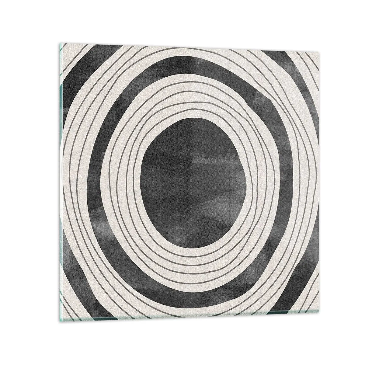 Quadro em vidro - Direito ao ponto - 70x70 cm