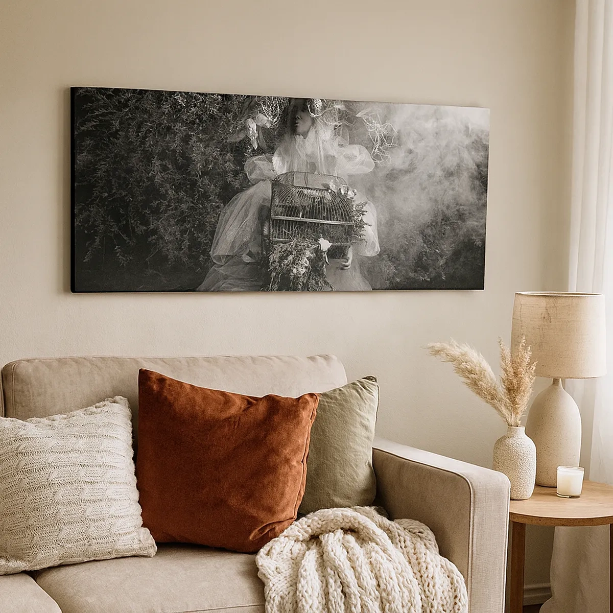 Quadro em tela - A própria mãe – natureza - 30x30 cm